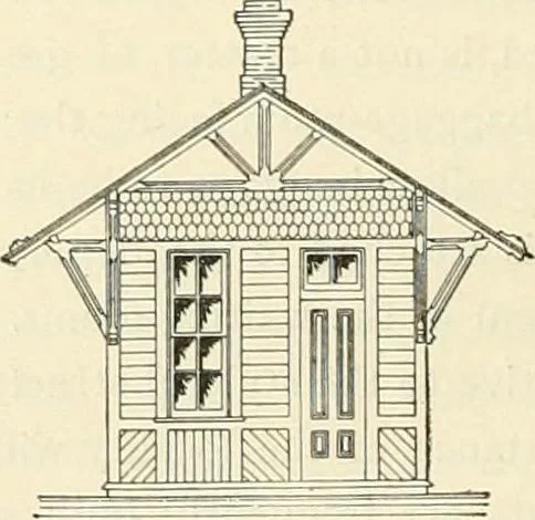 An illustration from Buildings and structures of American railroads. A reference book for railroad managers, superintendents, master mechanics, engineers, architects, and students, 1893, leaf 305