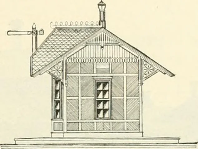 An illustration from Buildings and structures of American railroads. A reference book for railroad managers, superintendents, master mechanics, engineers, architects, and students, 1893, leaf 306