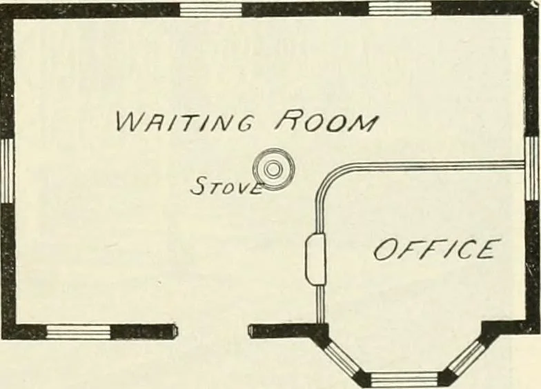 An illustration from Buildings and structures of American railroads. A reference book for railroad managers, superintendents, master mechanics, engineers, architects, and students, 1893, leaf 306
