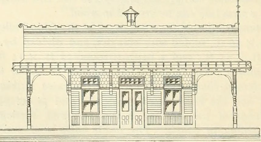 An illustration from Buildings and structures of American railroads. A reference book for railroad managers, superintendents, master mechanics, engineers, architects, and students, 1893, leaf 307