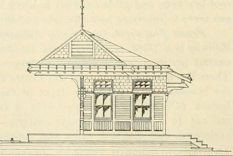An illustration from Buildings and structures of American railroads. A reference book for railroad managers, superintendents, master mechanics, engineers, architects, and students, 1893, leaf 307