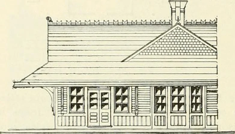 An illustration from Buildings and structures of American railroads. A reference book for railroad managers, superintendents, master mechanics, engineers, architects, and students, 1893, leaf 309