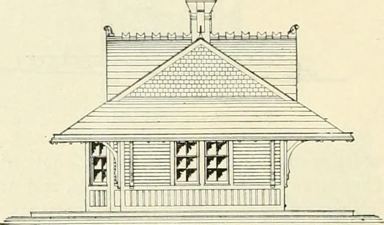 An illustration from Buildings and structures of American railroads. A reference book for railroad managers, superintendents, master mechanics, engineers, architects, and students, 1893, leaf 309