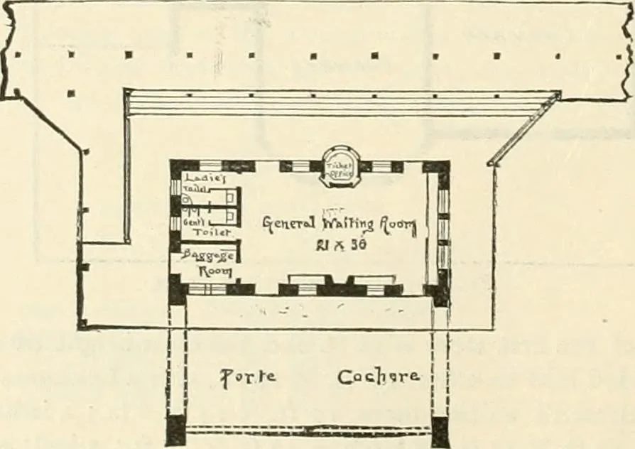 An illustration from Buildings and structures of American railroads. A reference book for railroad managers, superintendents, master mechanics, engineers, architects, and students, 1893, leaf 315