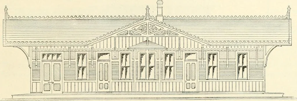 An illustration from Buildings and structures of American railroads. A reference book for railroad managers, superintendents, master mechanics, engineers, architects, and students, 1893, leaf 326