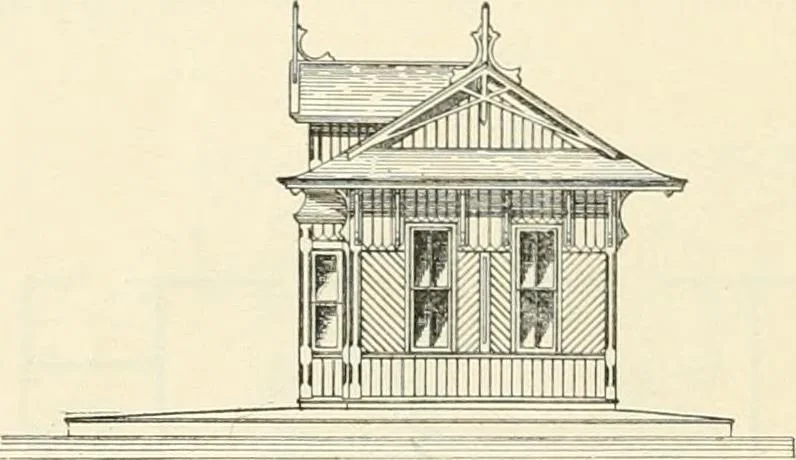 An illustration from Buildings and structures of American railroads. A reference book for railroad managers, superintendents, master mechanics, engineers, architects, and students, 1893, leaf 327