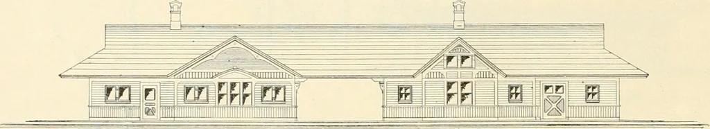 An illustration from Buildings and structures of American railroads. A reference book for railroad managers, superintendents, master mechanics, engineers, architects, and students, 1893, leaf 329