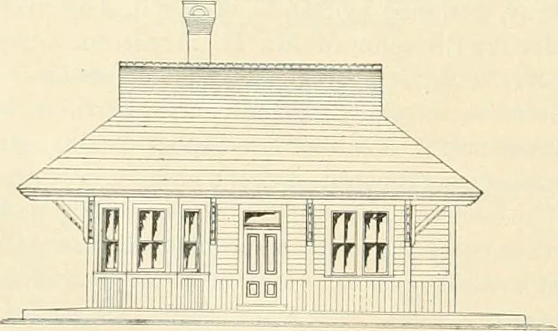 An illustration from Buildings and structures of American railroads. A reference book for railroad managers, superintendents, master mechanics, engineers, architects, and students, 1893, leaf 329