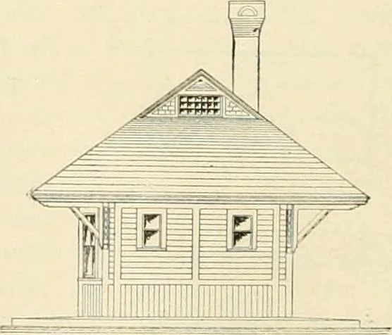 An illustration from Buildings and structures of American railroads. A reference book for railroad managers, superintendents, master mechanics, engineers, architects, and students, 1893, leaf 329