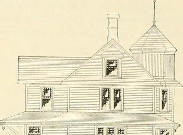 An illustration from Buildings and structures of American railroads. A reference book for railroad managers, superintendents, master mechanics, engineers, architects, and students, 1893, leaf 333