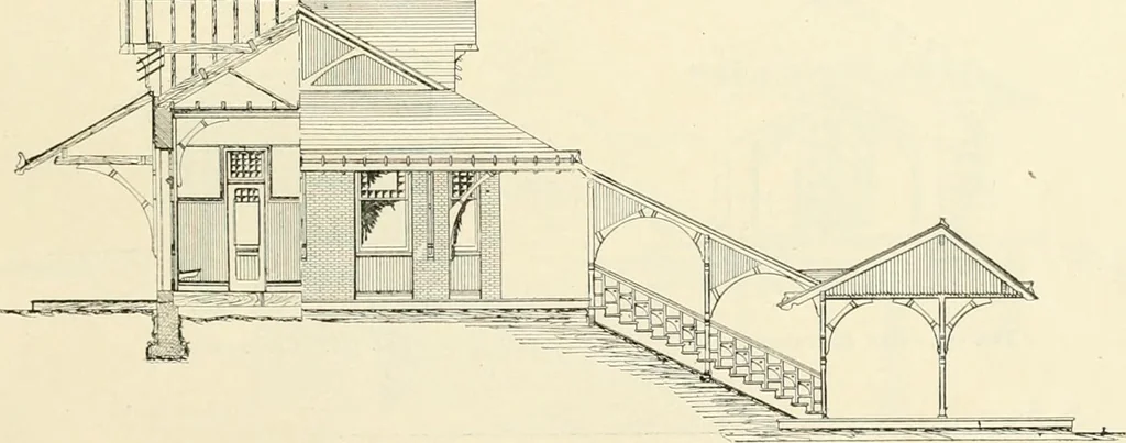 An illustration from Buildings and structures of American railroads. A reference book for railroad managers, superintendents, master mechanics, engineers, architects, and students, 1893, leaf 336