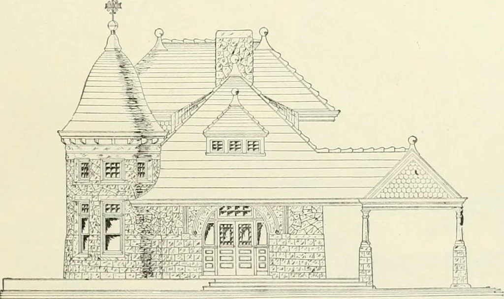 An illustration from Buildings and structures of American railroads. A reference book for railroad managers, superintendents, master mechanics, engineers, architects, and students, 1893, leaf 338