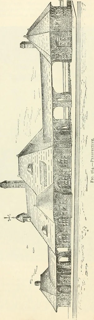 An illustration from Buildings and structures of American railroads. A reference book for railroad managers, superintendents, master mechanics, engineers, architects, and students, 1893, leaf 341