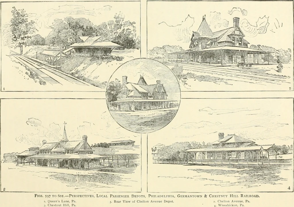 An illustration from Buildings and structures of American railroads. A reference book for railroad managers, superintendents, master mechanics, engineers, architects, and students, 1893, leaf 365