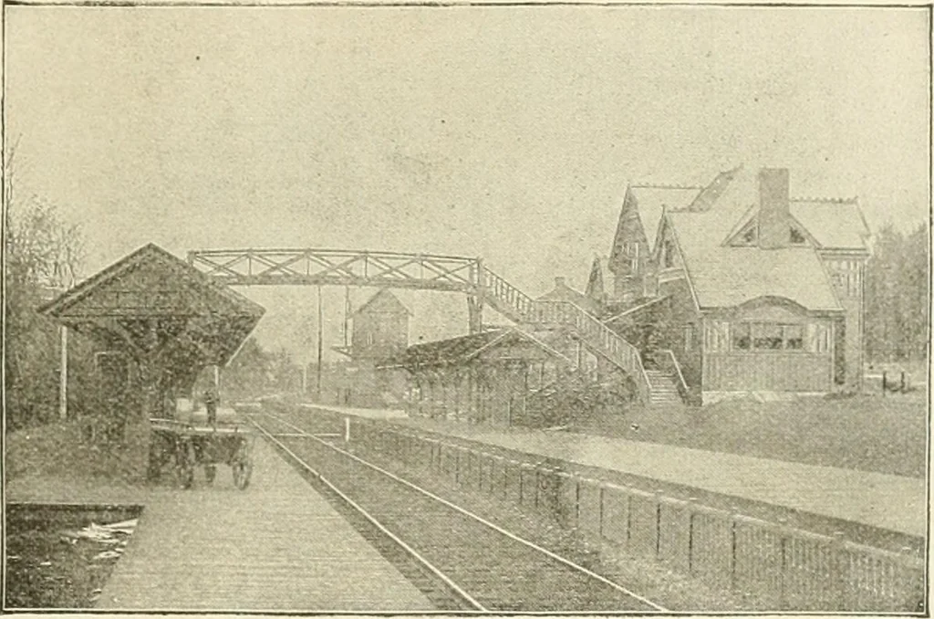 An illustration from Buildings and structures of American railroads. A reference book for railroad managers, superintendents, master mechanics, engineers, architects, and students, 1893, leaf 368