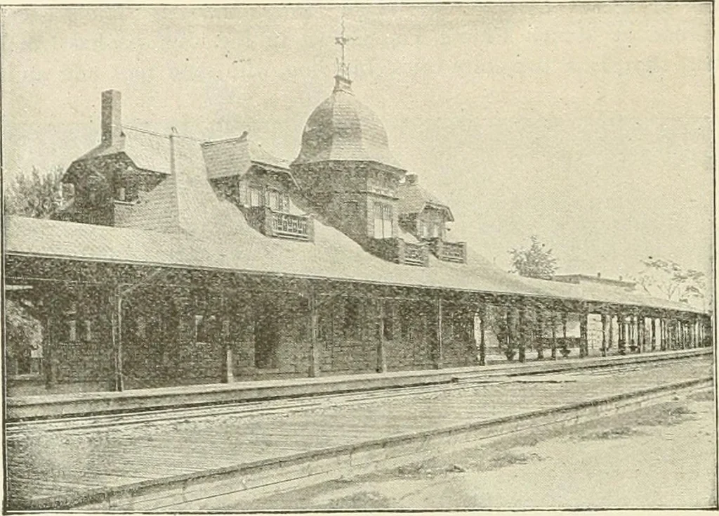 An illustration from Buildings and structures of American railroads. A reference book for railroad managers, superintendents, master mechanics, engineers, architects, and students, 1893, leaf 371