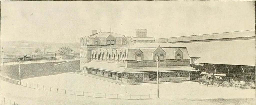 An illustration from Buildings and structures of American railroads. A reference book for railroad managers, superintendents, master mechanics, engineers, architects, and students, 1893, leaf 417