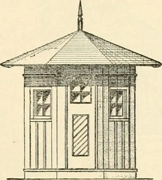 An illustration from Buildings and structures of American railroads. A reference book for railroad managers, superintendents, master mechanics, engineers, architects, and students, 1893, leaf 42