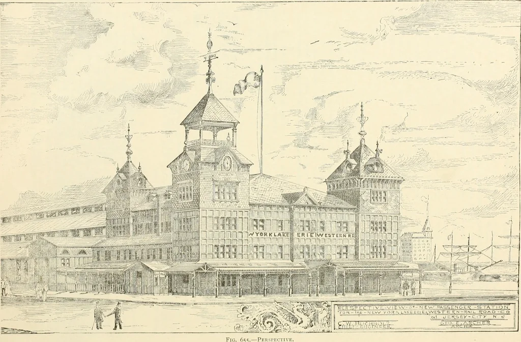 An illustration from Buildings and structures of American railroads. A reference book for railroad managers, superintendents, master mechanics, engineers, architects, and students, 1893, leaf 449