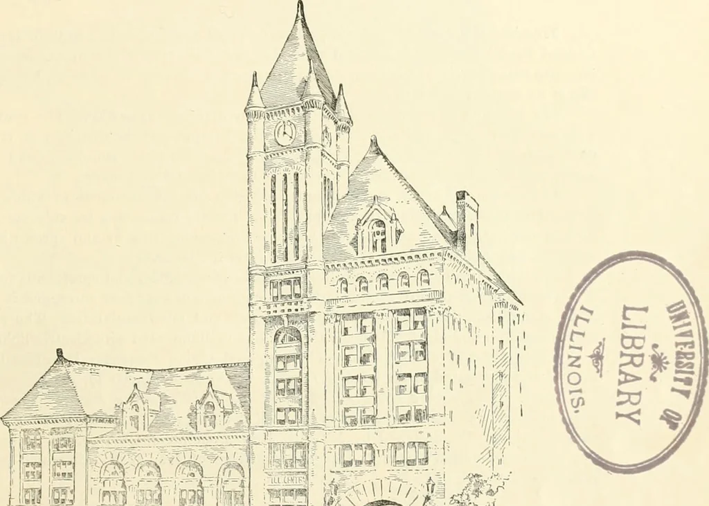 An illustration from Buildings and structures of American railroads. A reference book for railroad managers, superintendents, master mechanics, engineers, architects, and students, 1893, leaf 462