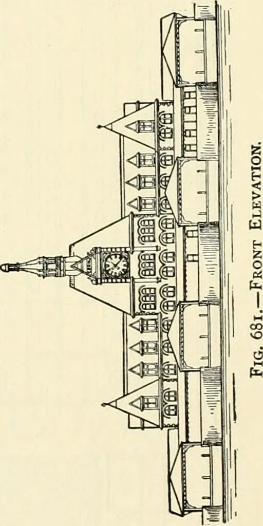An illustration from Buildings and structures of American railroads. A reference book for railroad managers, superintendents, master mechanics, engineers, architects, and students, 1893, leaf 473