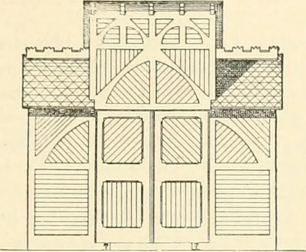An illustration from Buildings and structures of American railroads. A reference book for railroad managers, superintendents, master mechanics, engineers, architects, and students, 1893, leaf 50