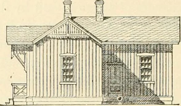 An illustration from Buildings and structures of American railroads. A reference book for railroad managers, superintendents, master mechanics, engineers, architects, and students, 1893, leaf 55
