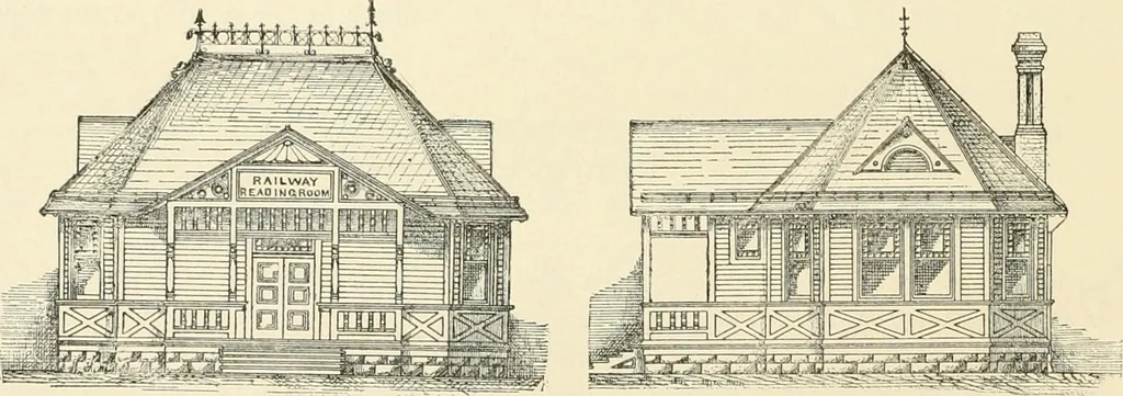 An illustration from Buildings and structures of American railroads. A reference book for railroad managers, superintendents, master mechanics, engineers, architects, and students, 1893, leaf 69