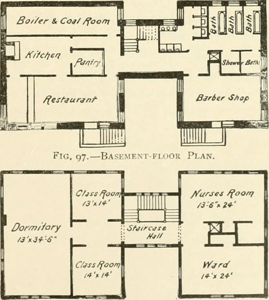 An illustration from Buildings and structures of American railroads. A reference book for railroad managers, superintendents, master mechanics, engineers, architects, and students, 1893, leaf 70
