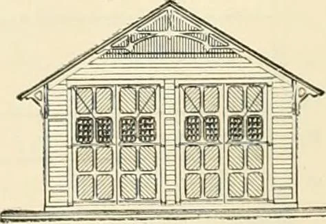 An illustration from Buildings and structures of American railroads. A reference book for railroad managers, superintendents, master mechanics, engineers, architects, and students, 1893, leaf 87