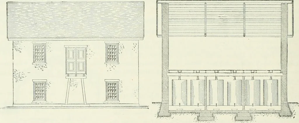 An illustration from Buildings and structures of American railroads. A reference book for railroad managers, superintendents, master mechanics, engineers, architects, and students, 1893, leaf 121