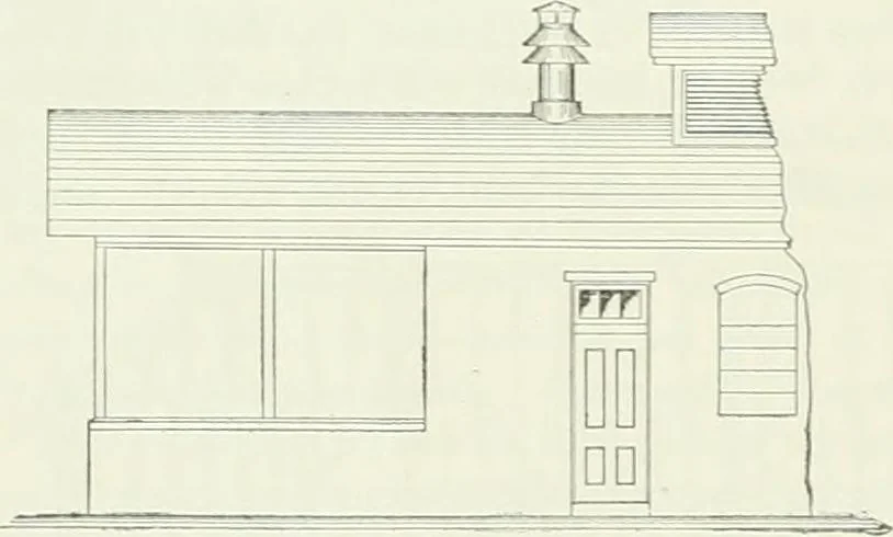 An illustration from Buildings and structures of American railroads. A reference book for railroad managers, superintendents, master mechanics, engineers, architects, and students, 1893, leaf 125