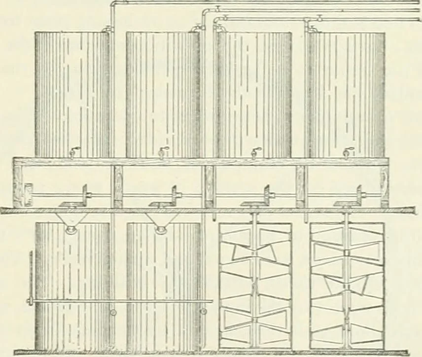 An illustration from Buildings and structures of American railroads. A reference book for railroad managers, superintendents, master mechanics, engineers, architects, and students, 1893, leaf 134