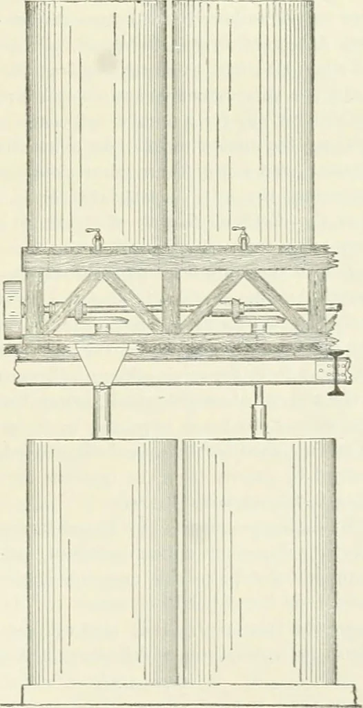 An illustration from Buildings and structures of American railroads. A reference book for railroad managers, superintendents, master mechanics, engineers, architects, and students, 1893, leaf 140