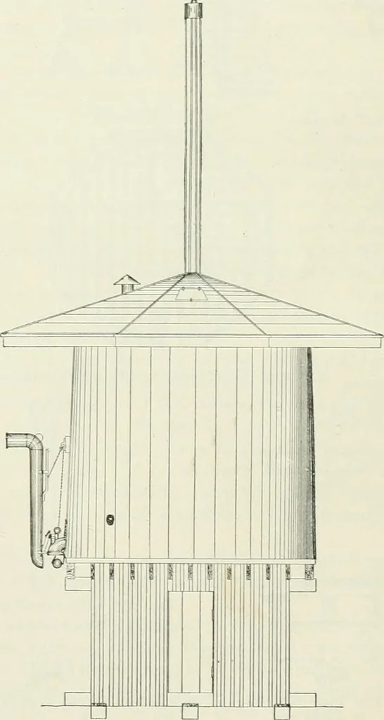 An illustration from Buildings and structures of American railroads. A reference book for railroad managers, superintendents, master mechanics, engineers, architects, and students, 1893, leaf 159