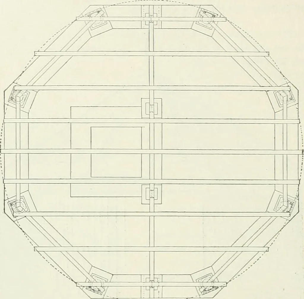 An illustration from Buildings and structures of American railroads. A reference book for railroad managers, superintendents, master mechanics, engineers, architects, and students, 1893, leaf 165