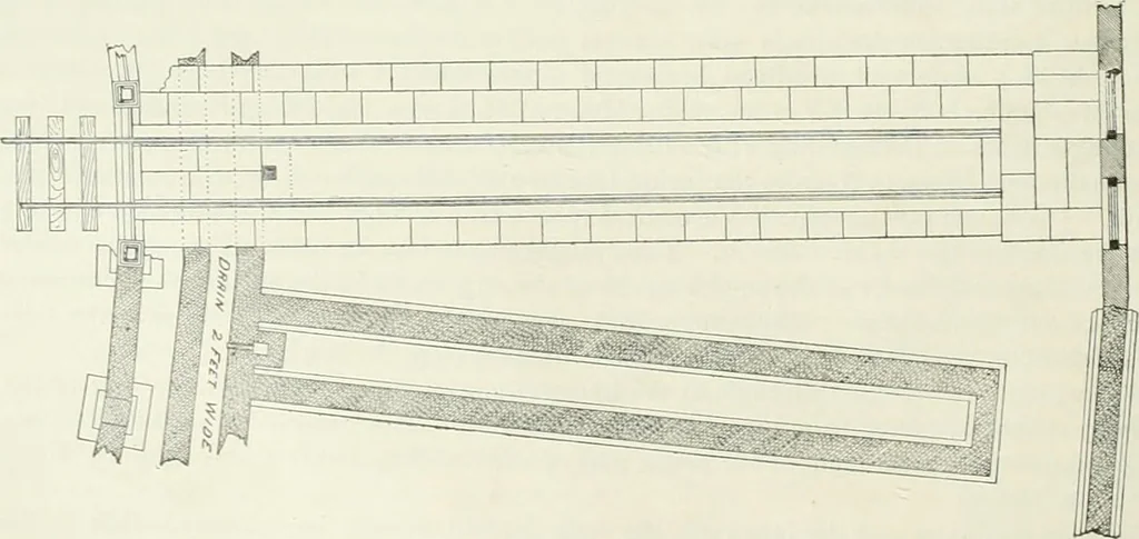 An illustration from Buildings and structures of American railroads. A reference book for railroad managers, superintendents, master mechanics, engineers, architects, and students, 1893, leaf 223