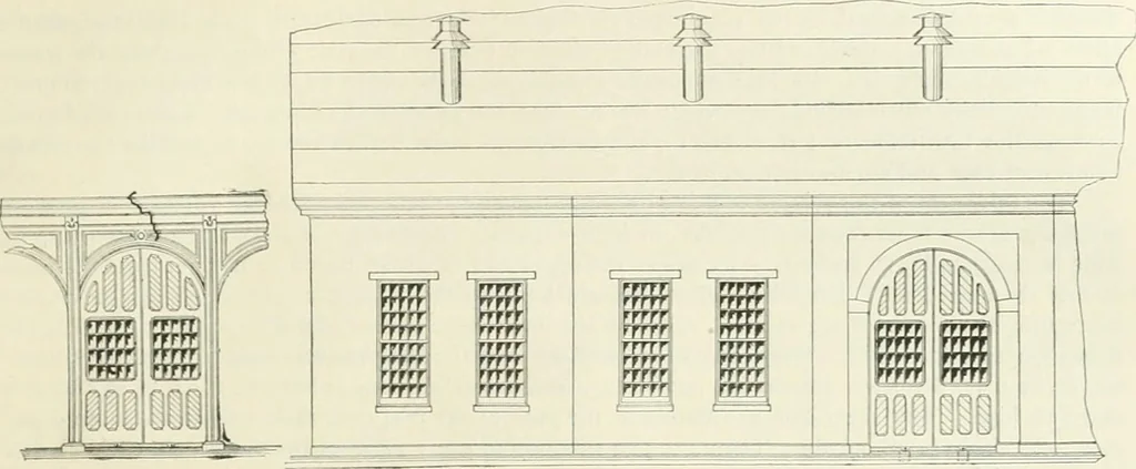 An illustration from Buildings and structures of American railroads. A reference book for railroad managers, superintendents, master mechanics, engineers, architects, and students, 1893, leaf 224