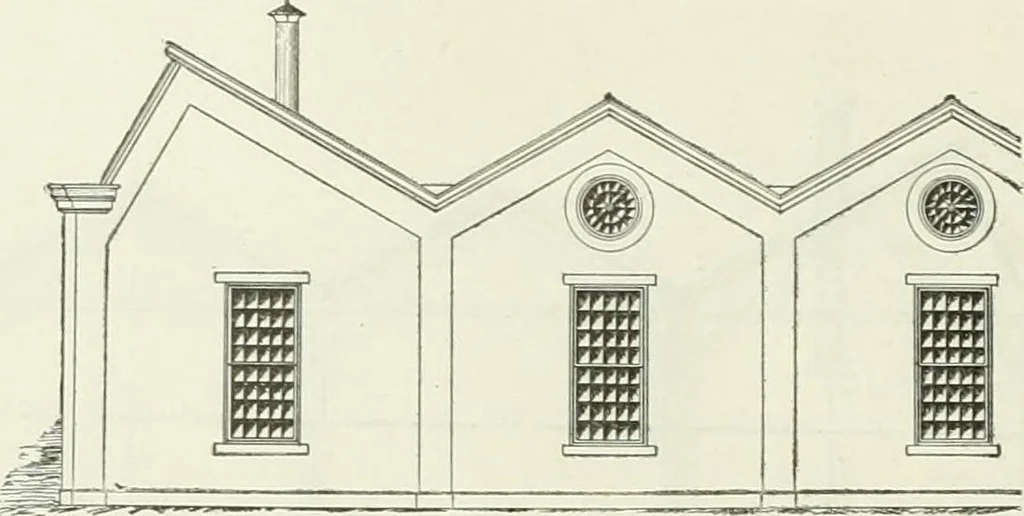 An illustration from Buildings and structures of American railroads. A reference book for railroad managers, superintendents, master mechanics, engineers, architects, and students, 1893, leaf 237