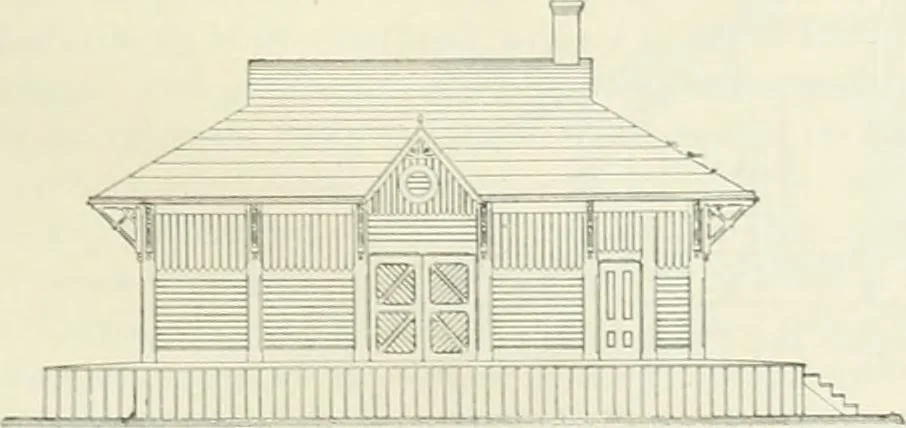 An illustration from Buildings and structures of American railroads. A reference book for railroad managers, superintendents, master mechanics, engineers, architects, and students, 1893, leaf 252