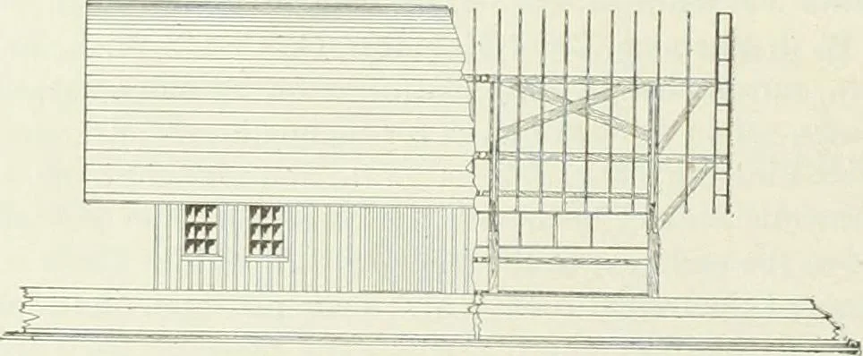 An illustration from Buildings and structures of American railroads. A reference book for railroad managers, superintendents, master mechanics, engineers, architects, and students, 1893, leaf 253