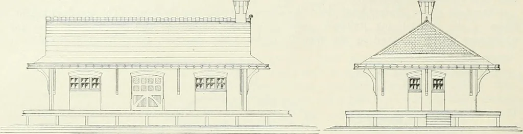 An illustration from Buildings and structures of American railroads. A reference book for railroad managers, superintendents, master mechanics, engineers, architects, and students, 1893, leaf 255