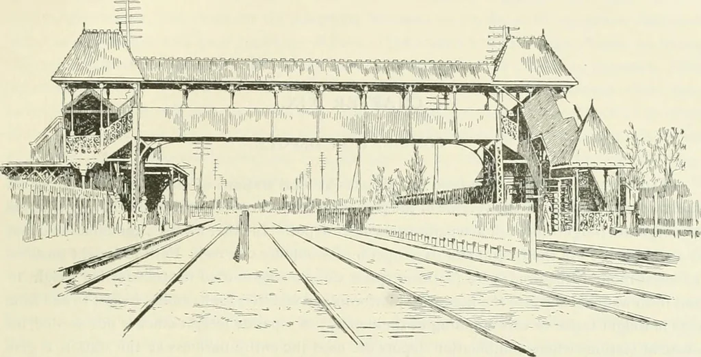 An illustration from Buildings and structures of American railroads. A reference book for railroad managers, superintendents, master mechanics, engineers, architects, and students, 1893, leaf 282