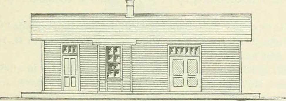 An illustration from Buildings and structures of American railroads. A reference book for railroad managers, superintendents, master mechanics, engineers, architects, and students, 1893, leaf 286