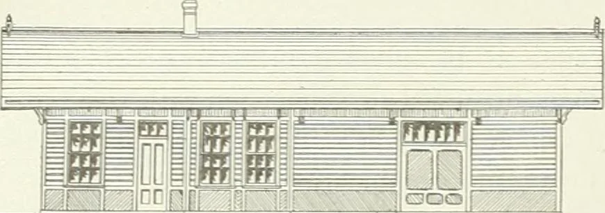 An illustration from Buildings and structures of American railroads. A reference book for railroad managers, superintendents, master mechanics, engineers, architects, and students, 1893, leaf 287