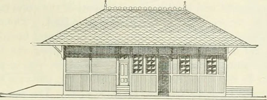 An illustration from Buildings and structures of American railroads. A reference book for railroad managers, superintendents, master mechanics, engineers, architects, and students, 1893, leaf 288