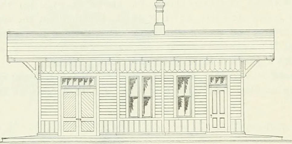 An illustration from Buildings and structures of American railroads. A reference book for railroad managers, superintendents, master mechanics, engineers, architects, and students, 1893, leaf 289