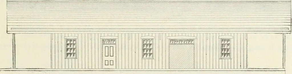 An illustration from Buildings and structures of American railroads. A reference book for railroad managers, superintendents, master mechanics, engineers, architects, and students, 1893, leaf 290
