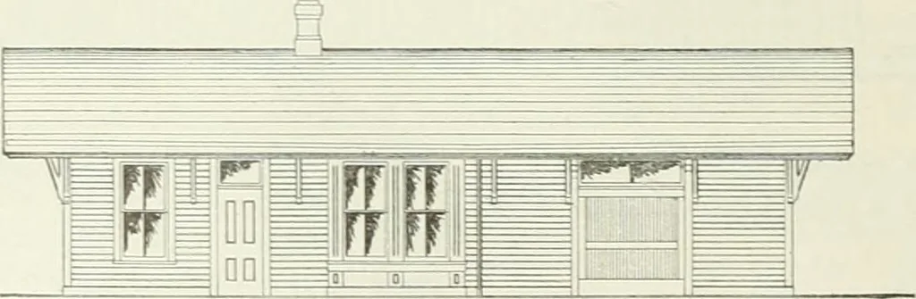 An illustration from Buildings and structures of American railroads. A reference book for railroad managers, superintendents, master mechanics, engineers, architects, and students, 1893, leaf 291