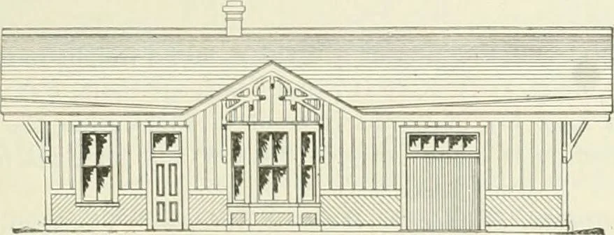 An illustration from Buildings and structures of American railroads. A reference book for railroad managers, superintendents, master mechanics, engineers, architects, and students, 1893, leaf 292